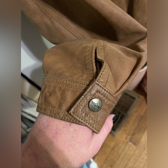 Vintage 1970’s Suede Bomber Jacket - Picture 7 of 9